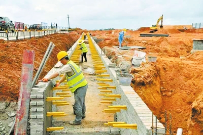 ?？谧T仙農產品加工產業園建設全面提速，預計年底前完成主體工程施工